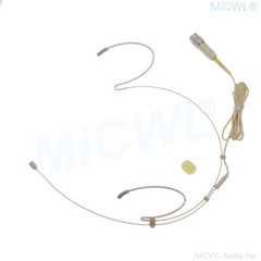 MiCWL B40 Headset Microphone for Audio-Technica Wireless Beige Black is optional