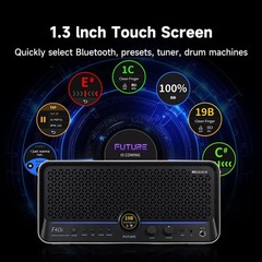 MOOER F40i Li Smart Guitar Amp 40W Touching Screen, Audio Separator, White