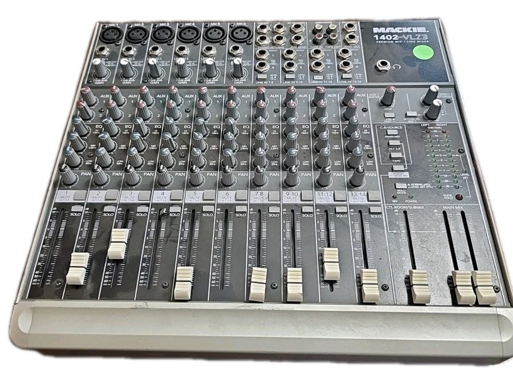 Mackie 1402-VLZ3 14-Channel Premium Mic/Line Mixer With NO Power Supply UNTESTED