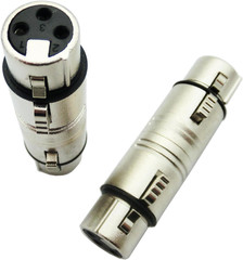 XLR Adapter 4 Pack (2-Pair), 2 Male to Male Connector & 2 Female to Female Co…