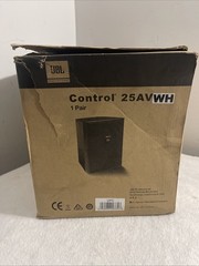 JBL Control 25AV-WH Speaker Pair – White – New