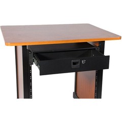 On Stage RDLS2000 2U Locking Rack Drawer | Shallow