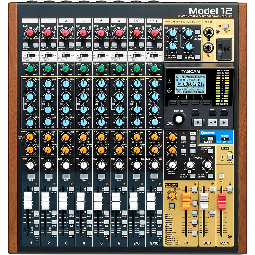 Tascam Model 12 Allinone Production Mixer