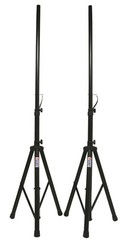 🔥DJ P/A Speaker Universal Adjustable Height Tripod Stands & Nylon Carry Bag