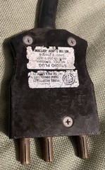 authentic “LEX” CINDER STUDIO PLUG (MODEL SP-60M music/recording SINGLE PHASE