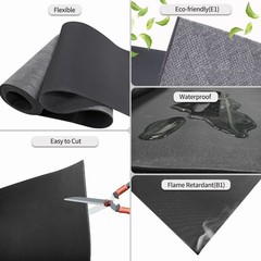 TroyStudio Mass Loaded Vinyl Sound Proof Barrier, 1 lb/sqft, 1 x 8 Feet MLV I…