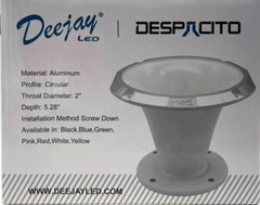 Deejay Led – TBH1450WHITE – Circular Aluminum High Frequency Horn 2 in. – White