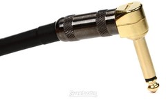 Mogami Platinum Guitar RR Right-angle Pedal Cable – 1′
