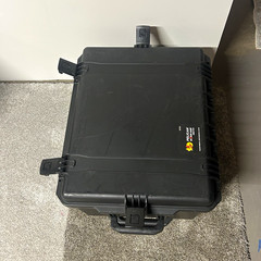 Pelican 1560 Black Large Microphone Case w/ Wheels & Carry Handle