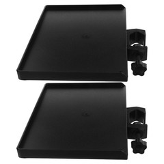 2 Pcs Microphone Desk Clamp Holder for Stand Clamp-on Tray Circle