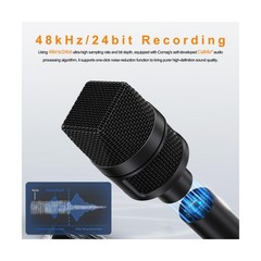 COMICA Revo S Wireless Handheld Microphone for iPhone 15 16, USB C Interview …