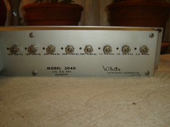 White Instrument Inc 3040, Equalizer, Eq, Vintage Rack