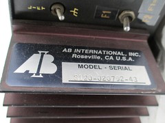 AB International Professional 8120A Monorual Bi-Amp Power Amplifier #650