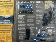 PreSonus AudioBox Studio USB Recording Bundle M7 Mic HD7 Headphones Complete Kit