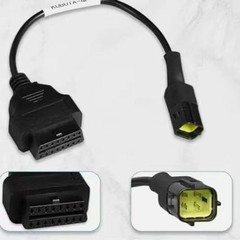 OBD2 OBDII Diagnostic Cable Adaptor 4 Pin to 16 Pin Compatible with KUBOTA
