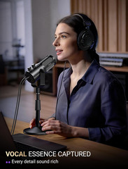 FIFINE AmpliTank TANK6S Vocal-Dynamic-Microphone, XLR-USB-Podcast-Microphone wit