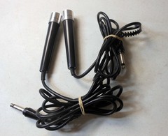 Vintage Akai Dynamic Corded Microphones Japan Lot of 2