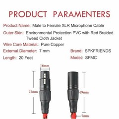 SPEAKFRIENDS XLR Microphone Cable