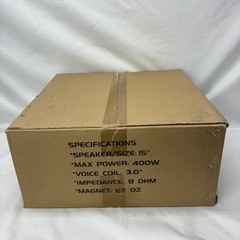 MCM Woofer Model 55-2953 15 inch 8Ohm 400 Watts
