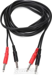 Hosa CPP-203 Stereo Interconnect Cable – Dual 1/4″ TS Male to Same – 9.9′