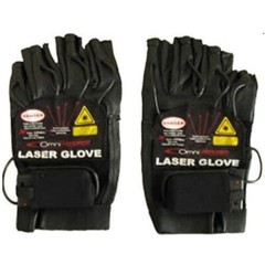 OMNISISTEM RED LASER GLOVES Left & Right Pair 4 Unique Beams