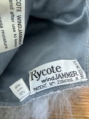 Rycote Windjammer Shotgun Microphone Windshield 416 For A Sennheiser MKH 416 NOS