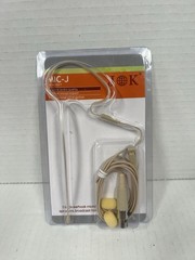 B16 J K Pro Headset Headworn Single Earhook Microphone MIC-J S90 D4 Plug