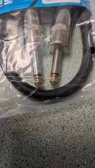 Professional Grade Speaker Cable Two Pack New In Package 3ft 1/4 Inch