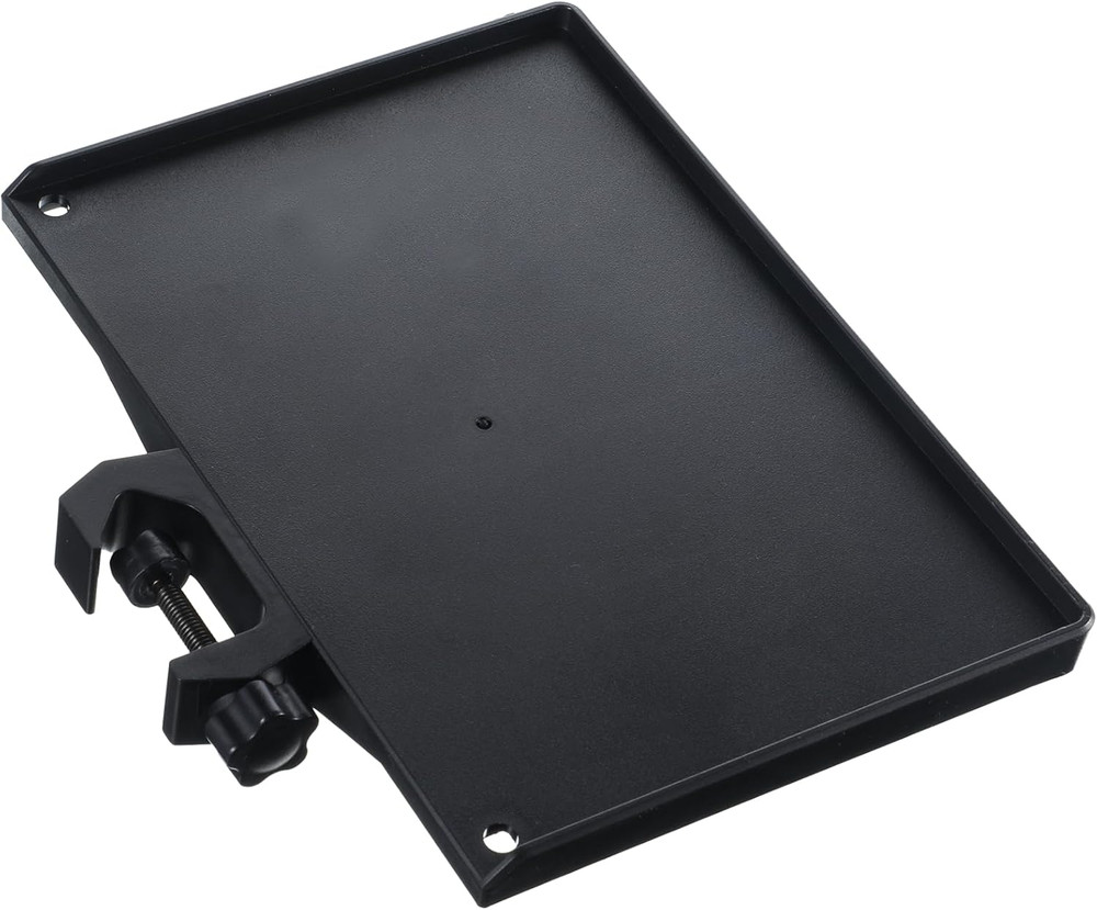 Microphone Stand Tray, Plastic Clamp on Firm Rack Tray Holder, Adjustable Mic St
