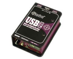 Radial USB-Pro Stereo USB Laptop DI 24-Bit Digital Audio Converter PROAUDIOSTAR
