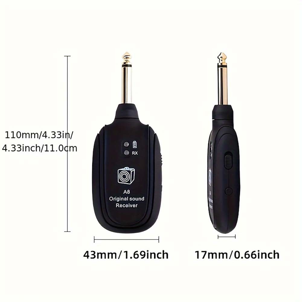 Easy – to – Use 2PCS Wireless Pickup – Good Suitable for Quick Setup Std Setups
