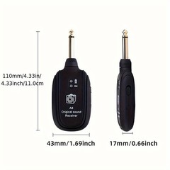 Easy – to – Use 2PCS Wireless Pickup – Good Suitable for Quick Setup Std Setups