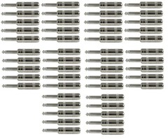50 Pack – New Original Switchcraft 280 1/4 6.35mm 2-Conductor Mono TS Phone Plug