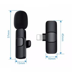 Lavalier Wireless Microphone Audio Video Recording Mini Mic For iphone/Android