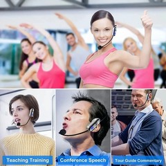 Wireless Headset Microphone LED Display PA System (165ft / 50m)