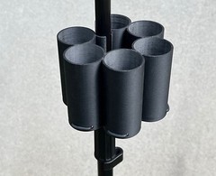 Harmonica Holder, Harp Caddy, attaches to microphone stand