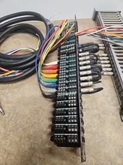 DBX PB 48 and Proco PM 148 Patchbays with connecting wires