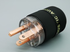 1x AC Pure copper US Mains Power Plug Male Connector hifi