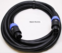 LASE 15 Ft SpeakOn Speaker Cable w/ NEUTRIK NL8FC 12ga 8 Conductor Pure Copper