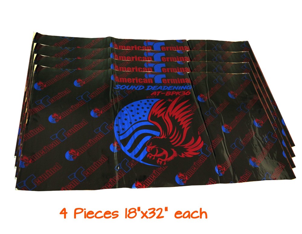 American Terminal AT-BPK16-4 4 Sheets 18″ x 32″ Sound Deadening Noise Insulation
