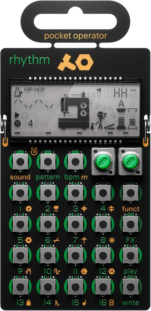 Pocket Operator PO-12 Rhythm, Drum Machine and Sequencer with Parameter Locks an