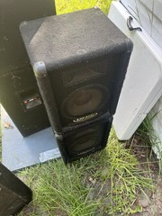 Crate Pro Audio Passive PA Speaker 8 Ohm 100W Wired RCA Input Black