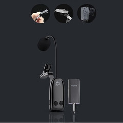 Wireless Saxophone Microphone UHF for Musical Instruments Speaker Voice Amplifie