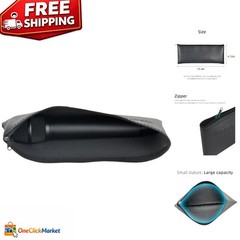 Elegant Black Microphone Bag – Shockproof Zipper Pouch for Wired & Wireless Mics