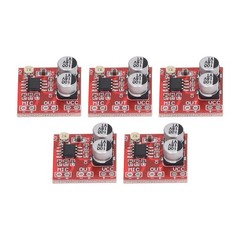 5Pcs Electret Microphone Amplifier Module Adjustable Gain LM386 20‑200x DC4V‑12V