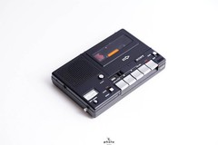 SONY TC-1100B Metal Body Mono Cassette Recorder Serviced Belt IC Replaced Japan