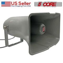 5Core PA Horn Speaker Outdoor Siren Loudspeaker 300W Loud Megaphone Driver Horn