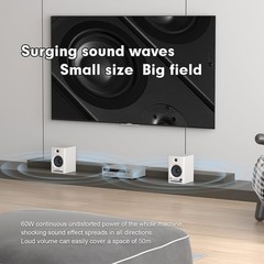 C7 Dual-Mode 2.0 Studio Monitors, Active Monitor Speakers for Near Field Musi…
