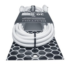 3-Pin XLR Male to Female Balanced Cable 20′ Feet White Color Mic Connector Cord