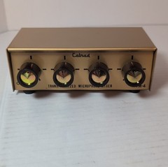 Vtg Calrad TM-4 Transistorized Microphone Mixer 4-Channel w/Box Blueprint Manual